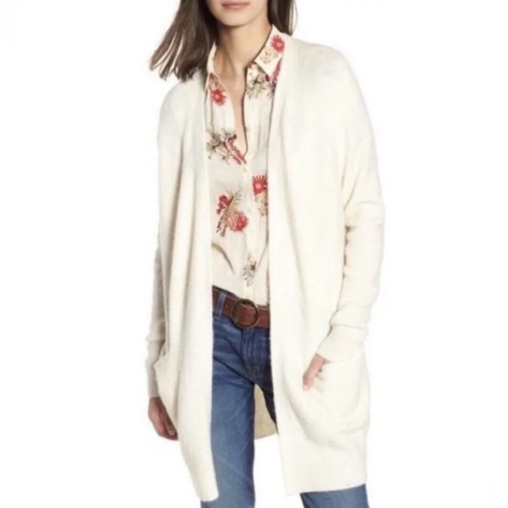 Madewell - Alpaca Wool Blend Ryder Long Cardigan Sweater - Oversized XS